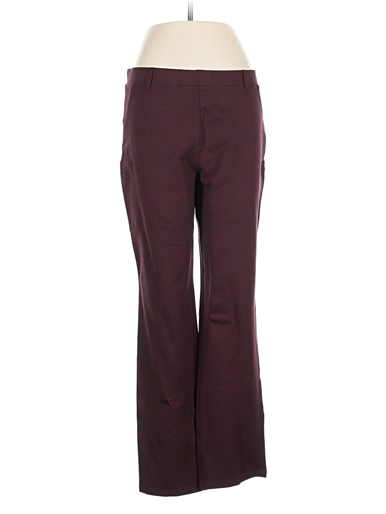 Pre-owned Quince Dress Pants In Burgundy