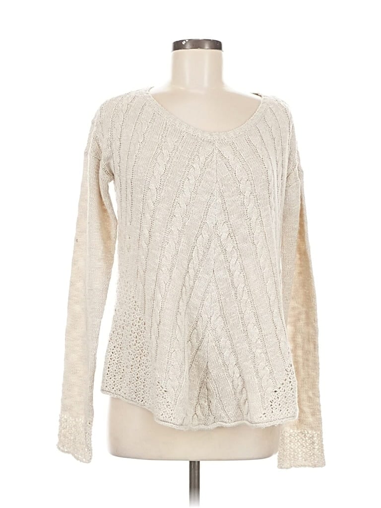 Pre-owned Maurices Pullover Sweater In White