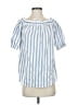 MICHAEL Michael Kors Blue Short Sleeve Blouse Size S - photo 1
