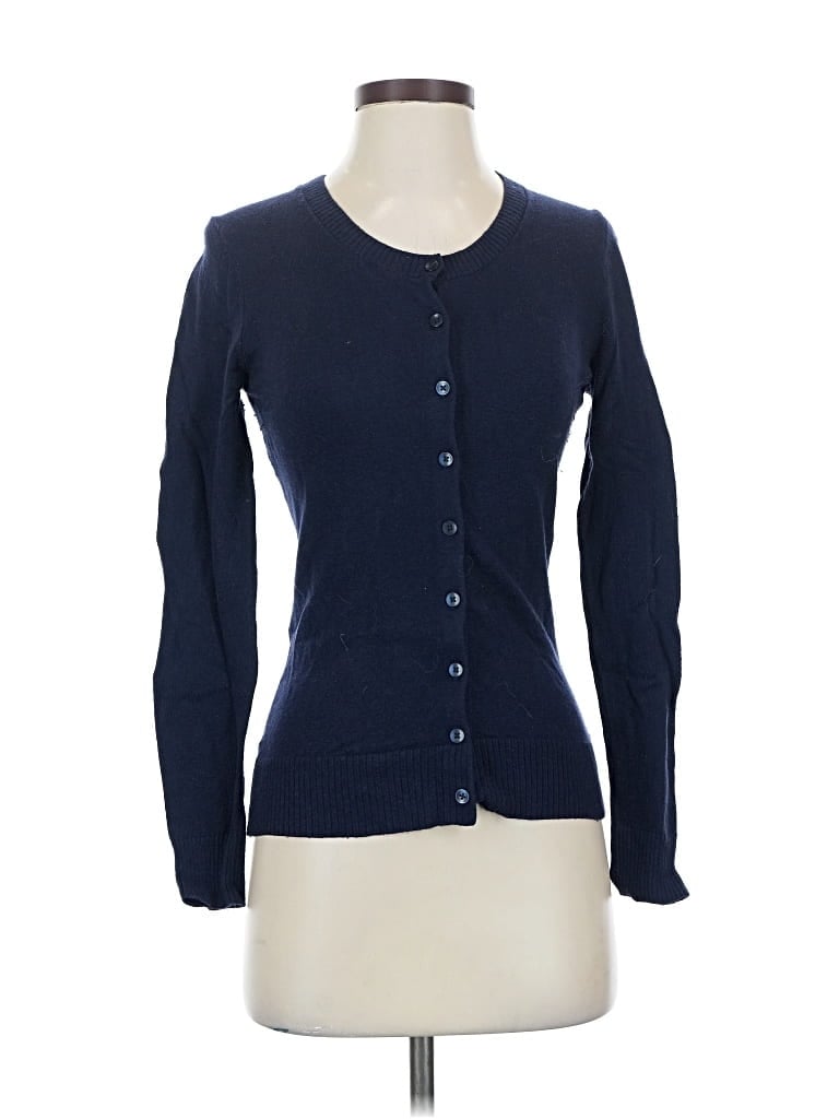 Pre-owned Gap Cardigan Sweater In Blue