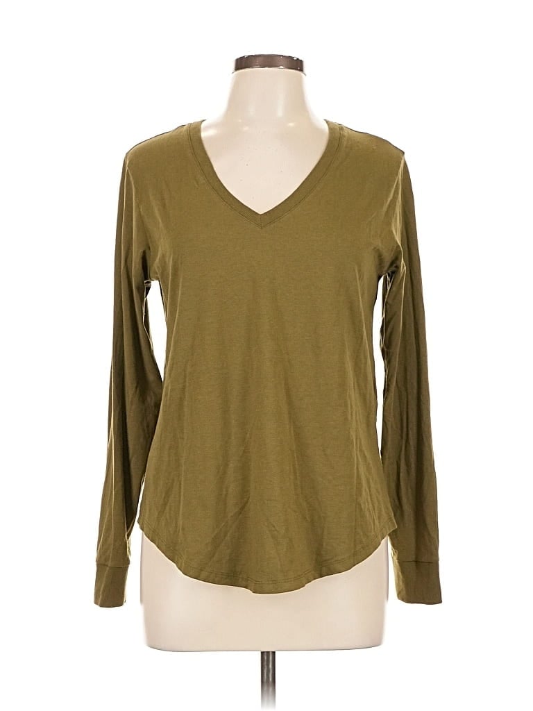 Pre-owned Universal Standard Long Sleeve T-shirt In Green