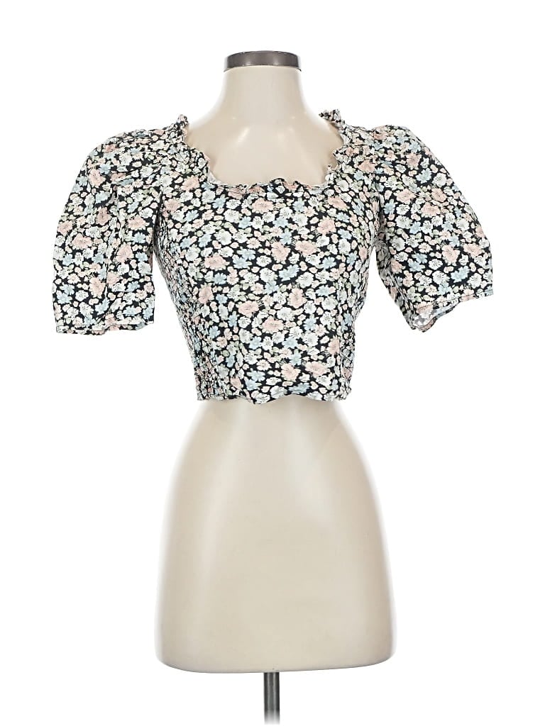 Pre-owned Levi's Short Sleeve Blouse In Blue