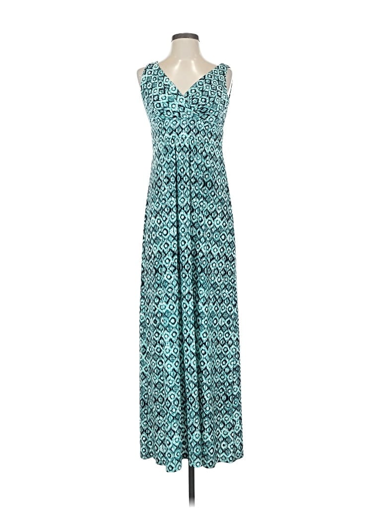 Pre-owned Chaps Casual Dress In Blue