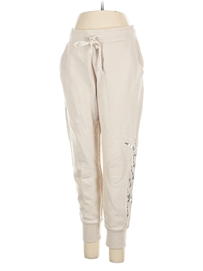 Pre-owned Victoria's Secret Pink Casual Pants In White