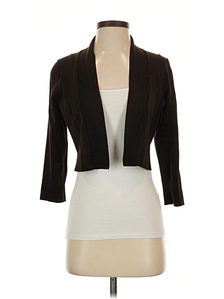 Pre-owned Calvin Klein Cardigan Sweater In Brown