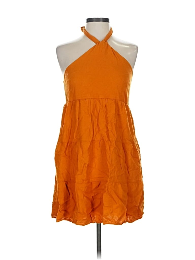 ABERCROMBIE & FITCH Pre-owned Casual Dress In Orange