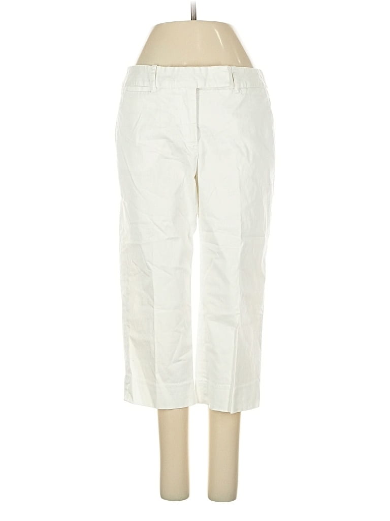 Pre-owned Dalia Collection Khaki Pant In White