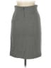Randolph Duke Collection 100% Wool Chevron-herringbone Gray Black Wool Skirt Size 8 - photo 2