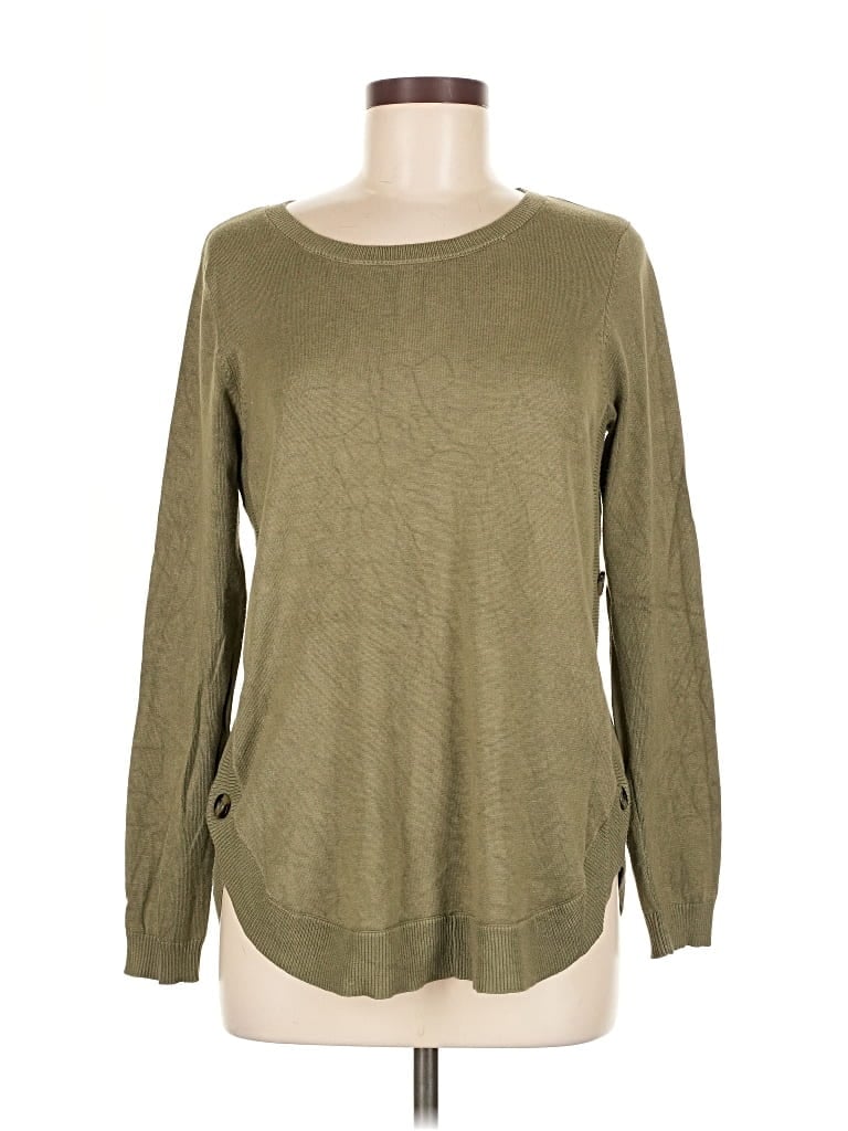 Pre-owned Lety & Me Pullover Sweater In Green