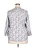 Alice Blue 100% Polyester Hearts Gray 3/4 Sleeve Blouse Size XXL - photo 2