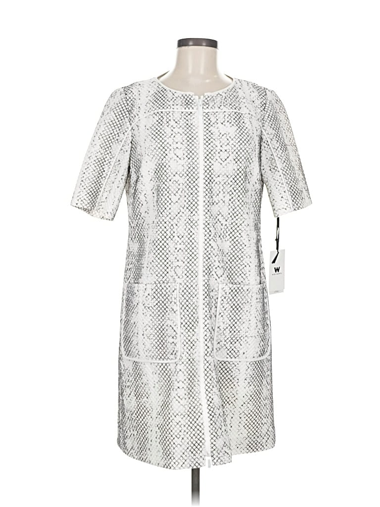 W By Worth Casual Dress In Silver
