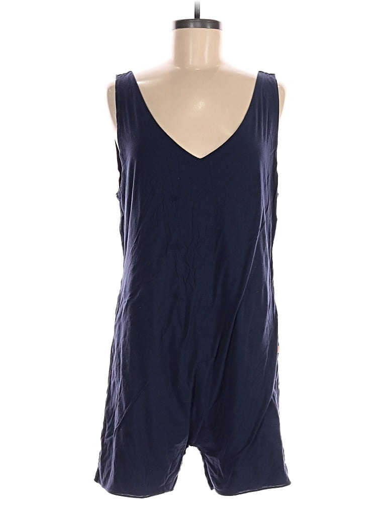 Pre-owned Lunya Romper In Blue