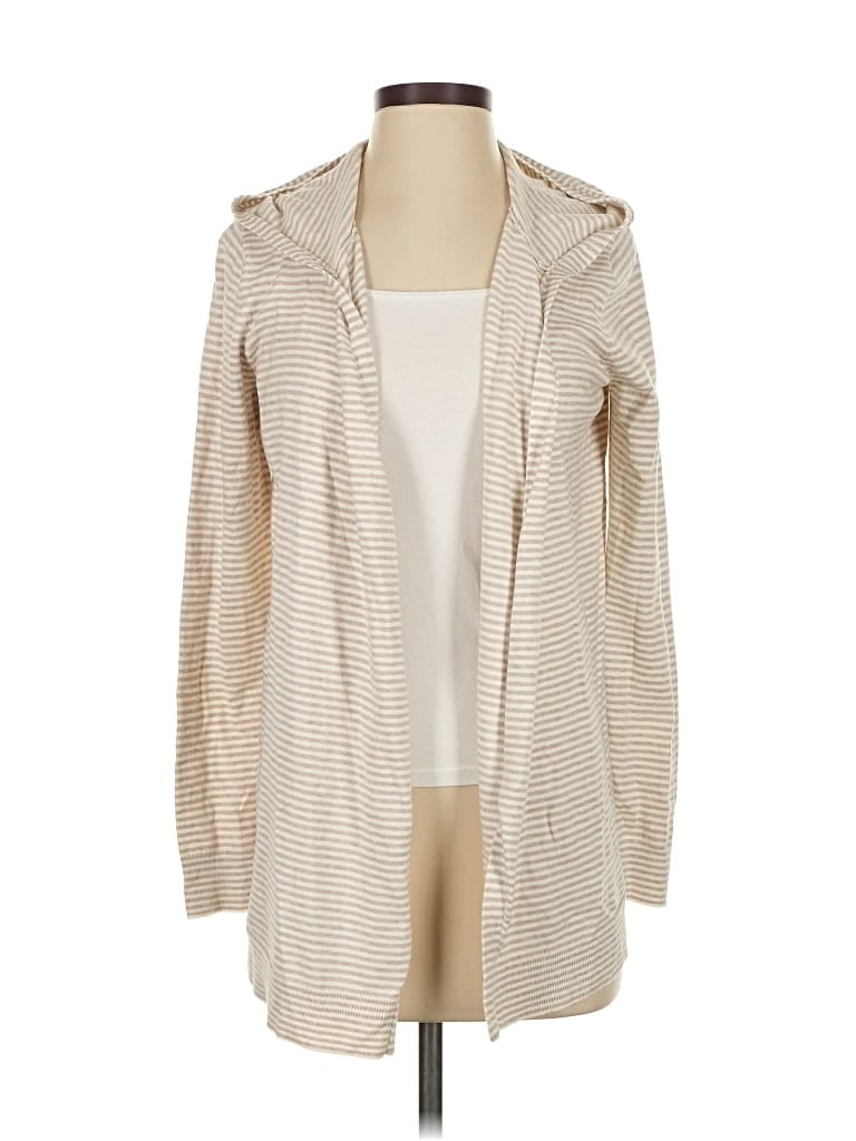 Pre-owned Ann Taylor Loft Cardigan Sweater In Brown