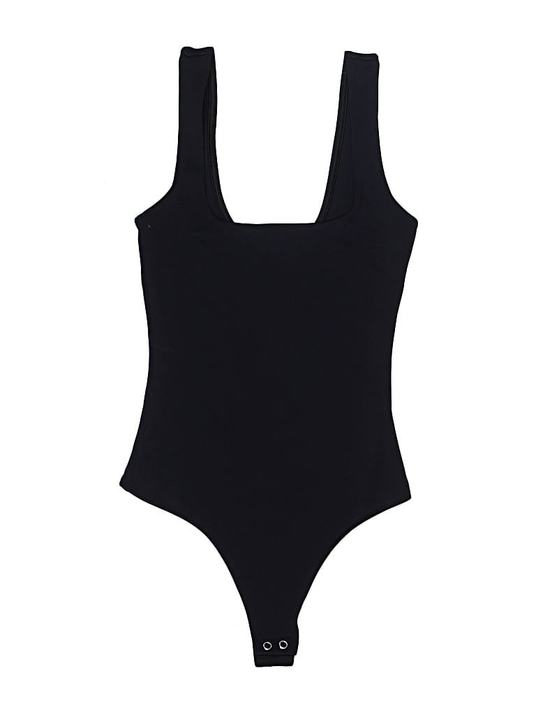 Pre-owned Good American Bodysuit In Black
