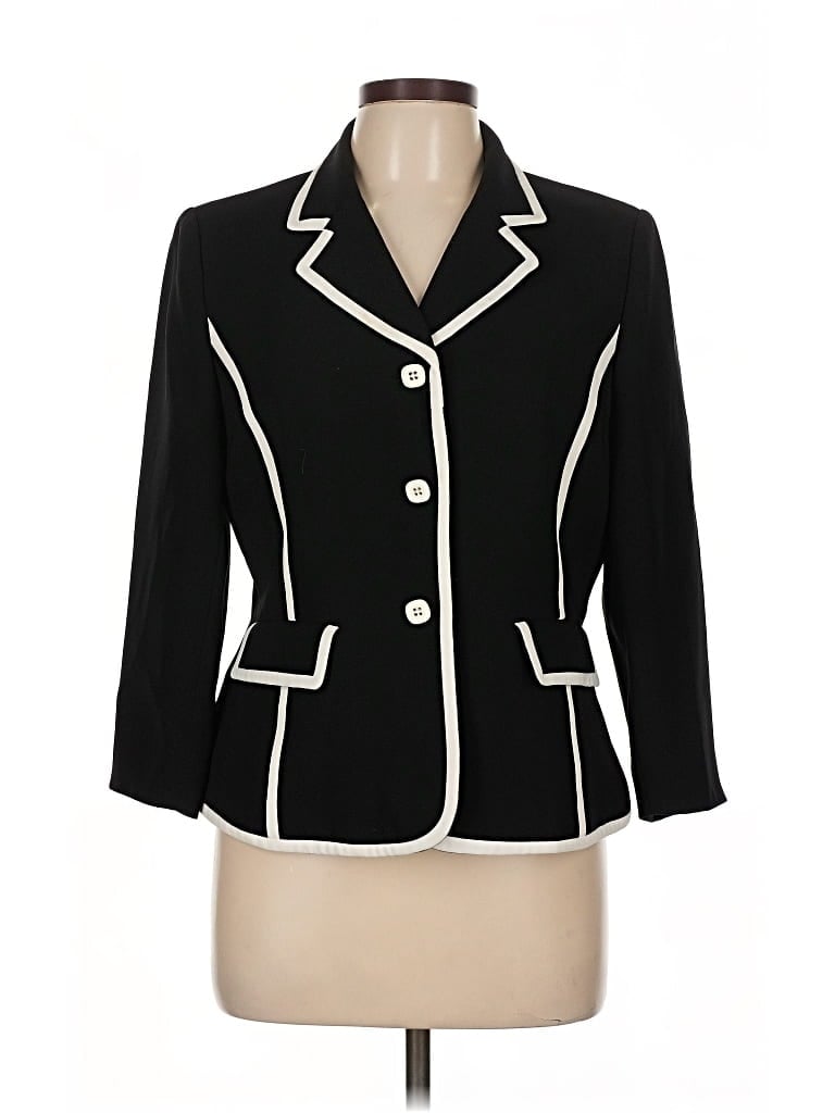 Pre-owned Le Suit Blazer Jacket In Black