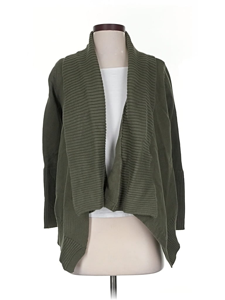 Pre-owned Brass Cardigan Sweater In Green