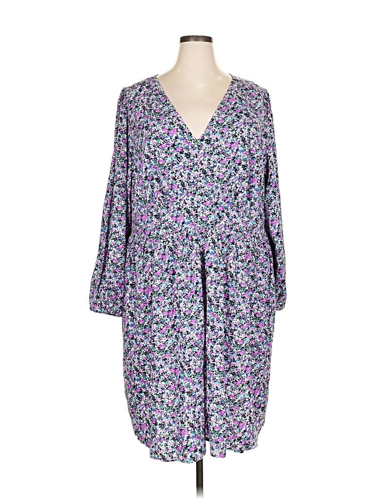 Ava & Viv Casual Dress In Blue