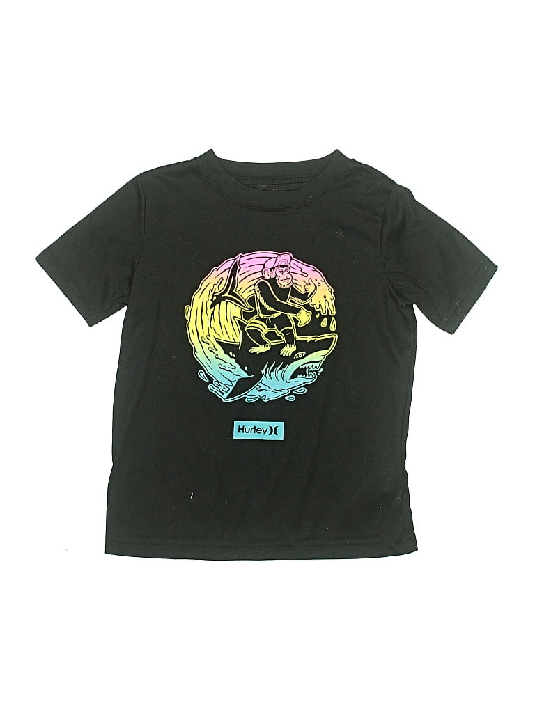 Pre-owned Hurley Kids'  Short Sleeve T-shirt In Black