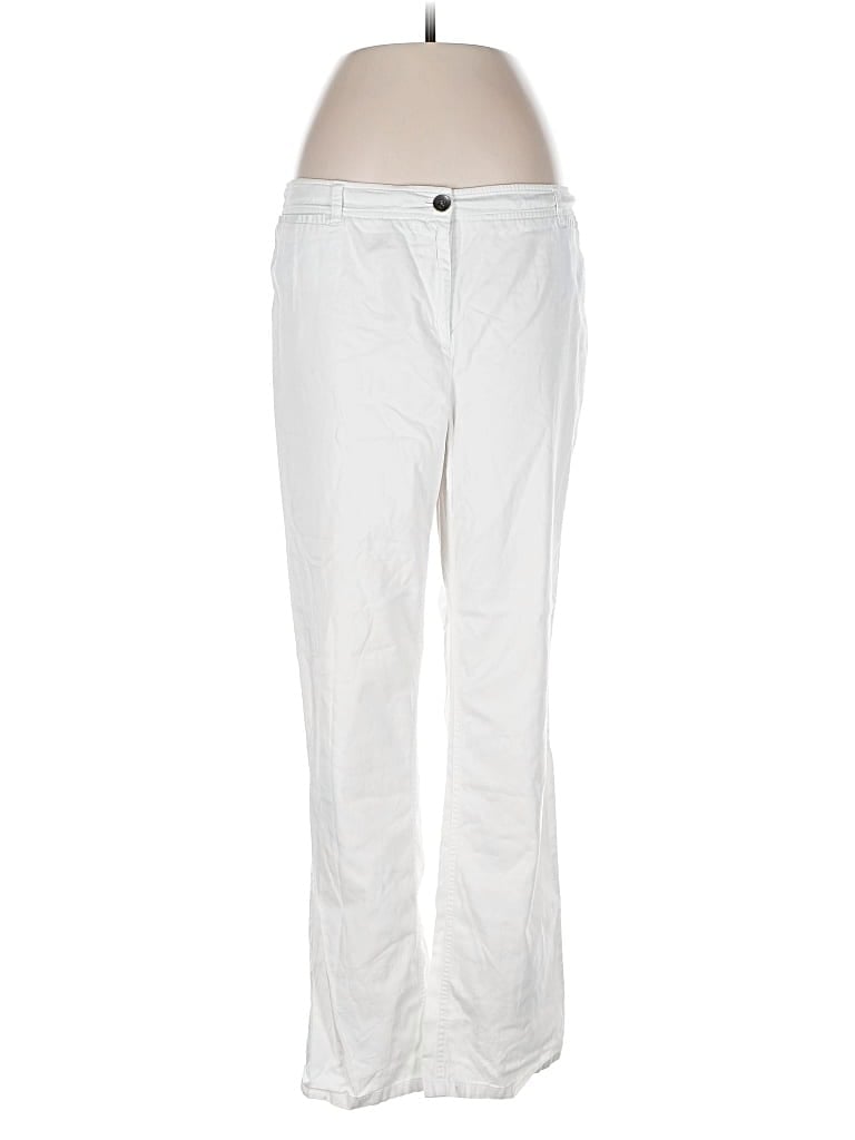 Pre-owned Chico's Casual Pants In White