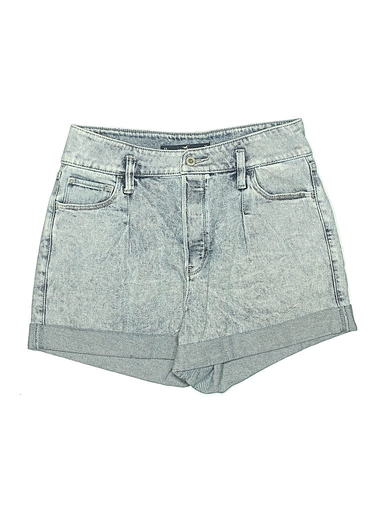 Pre-owned Hollister Denim Shorts In Gray