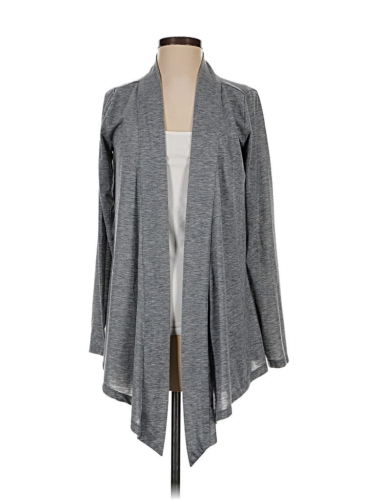 Pre-owned Eddie Bauer Cardigan Sweater In Gray