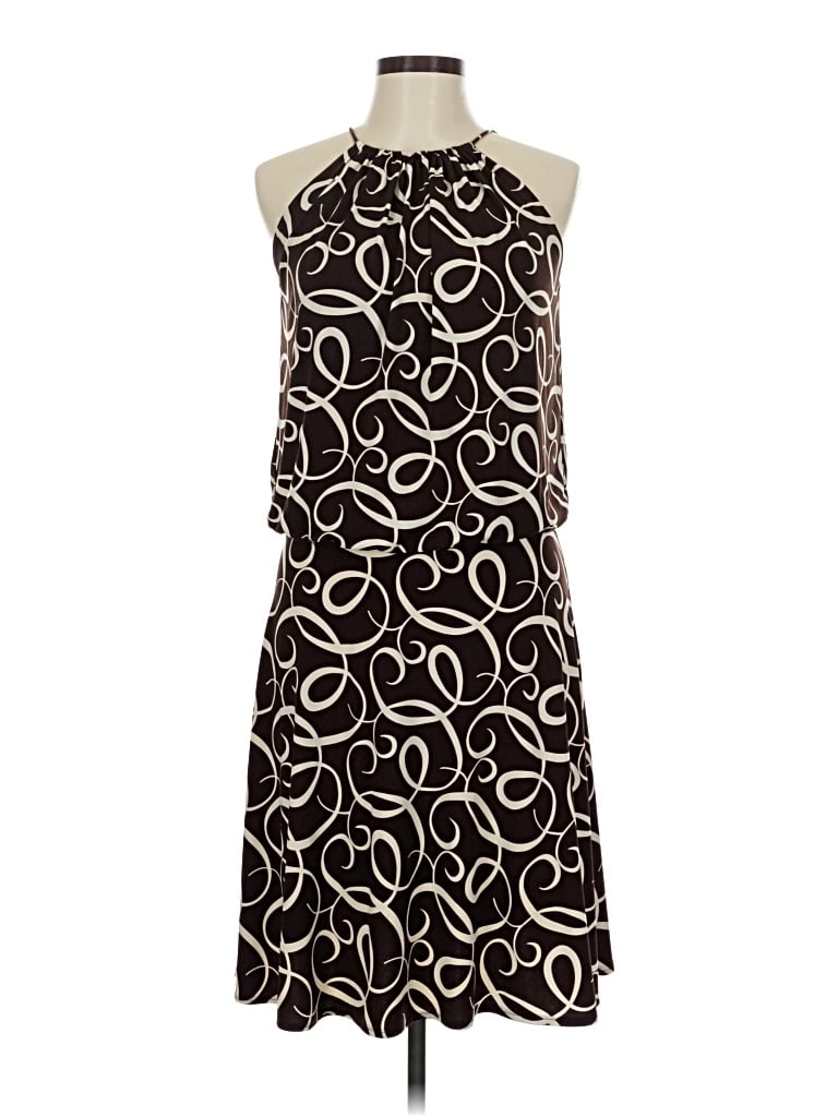 Pre-owned Maggy London Cocktail Dress In Brown