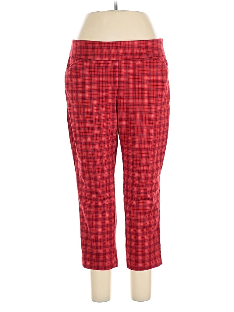 Pre-owned Croft & Barrow Casual Pants In Red
