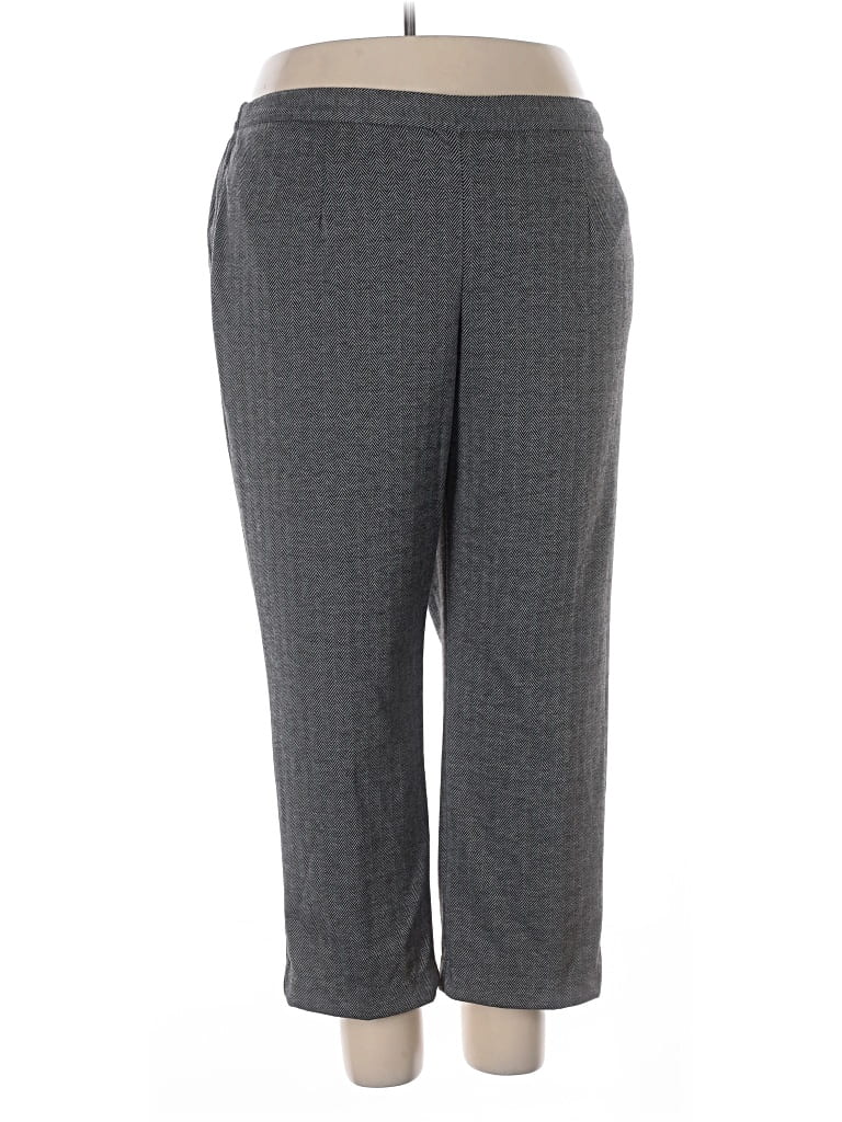 Pre-owned Alfred Dunner Casual Pants In Gray