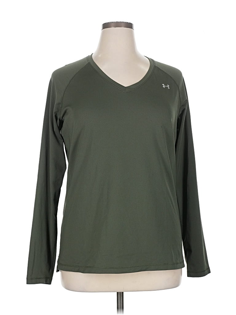 Pre-owned Under Armour Long Sleeve T-shirt In Green