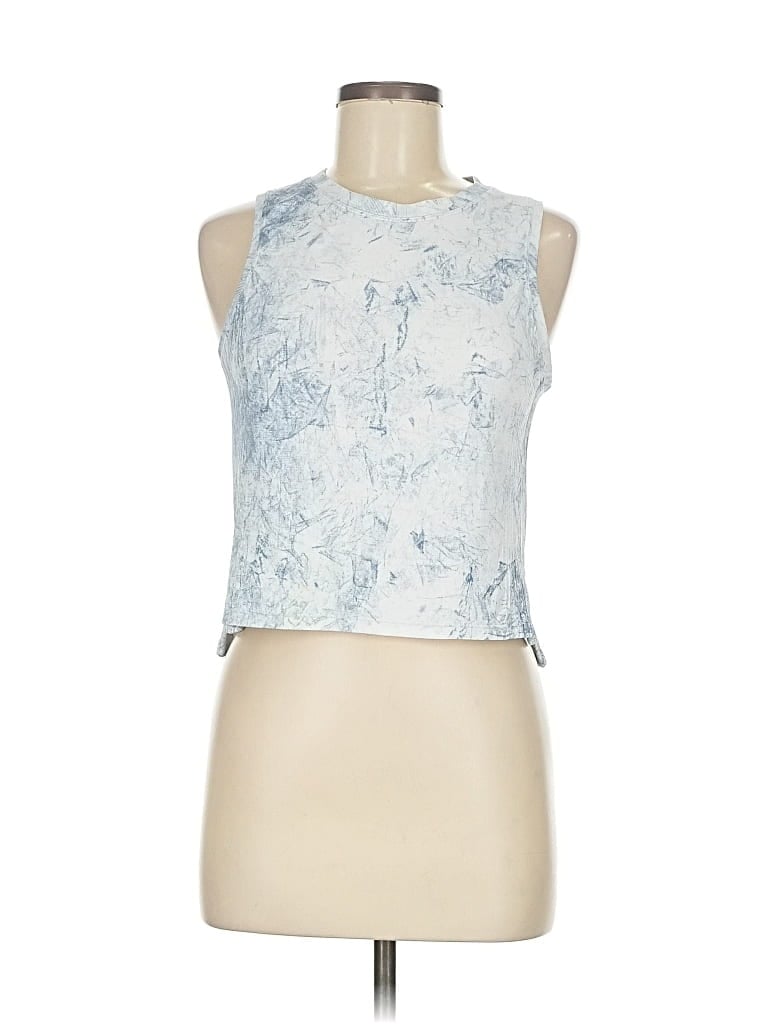 Pre-owned Lululemon Athletica Tank Top White Halter Neckline Tops