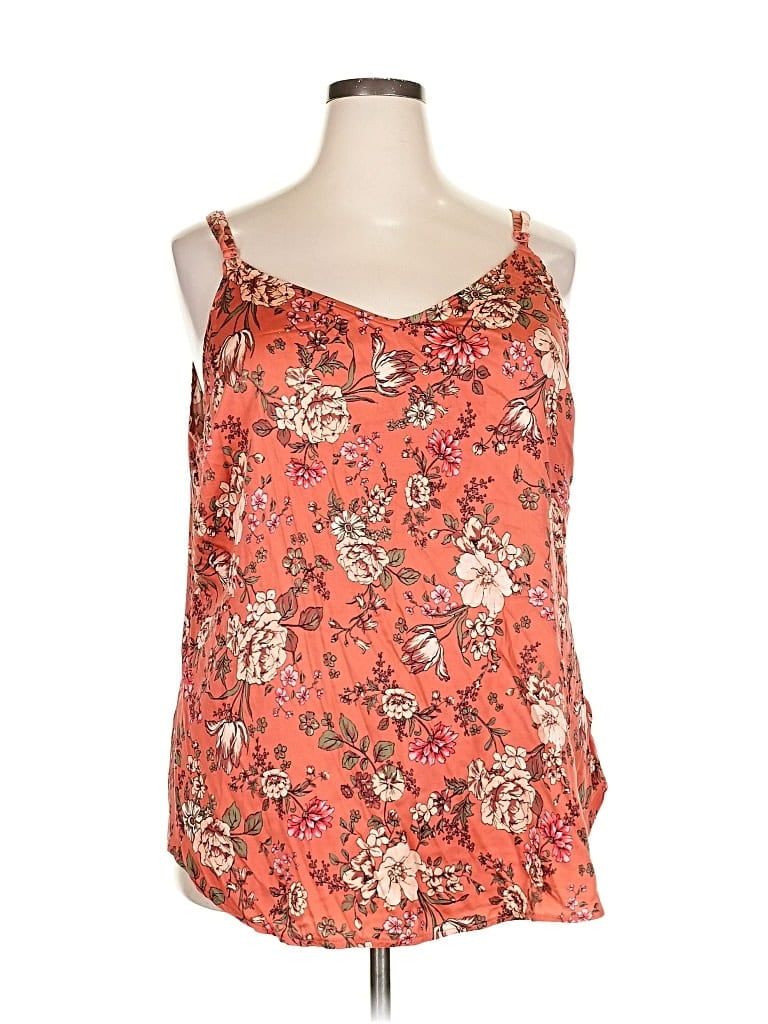 Pre-owned Torrid Sleeveless Blouse In Orange