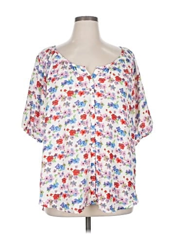 Chris & Carol Short Sleeve Blouse (view 1)