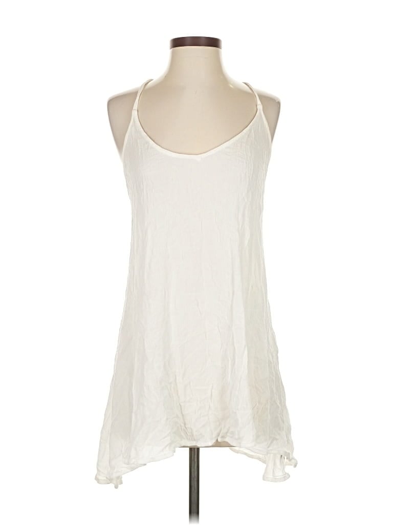 Pre-owned Roxy Sleeveless Top Ivory Halter Neckline Tops In White