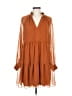 1.State 100% Polyester Orange Casual Dress Size M - photo 1