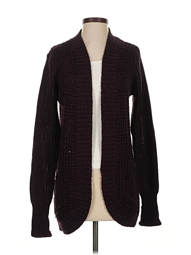 Pre-owned Rd Style Cardigan Sweater In Burgundy