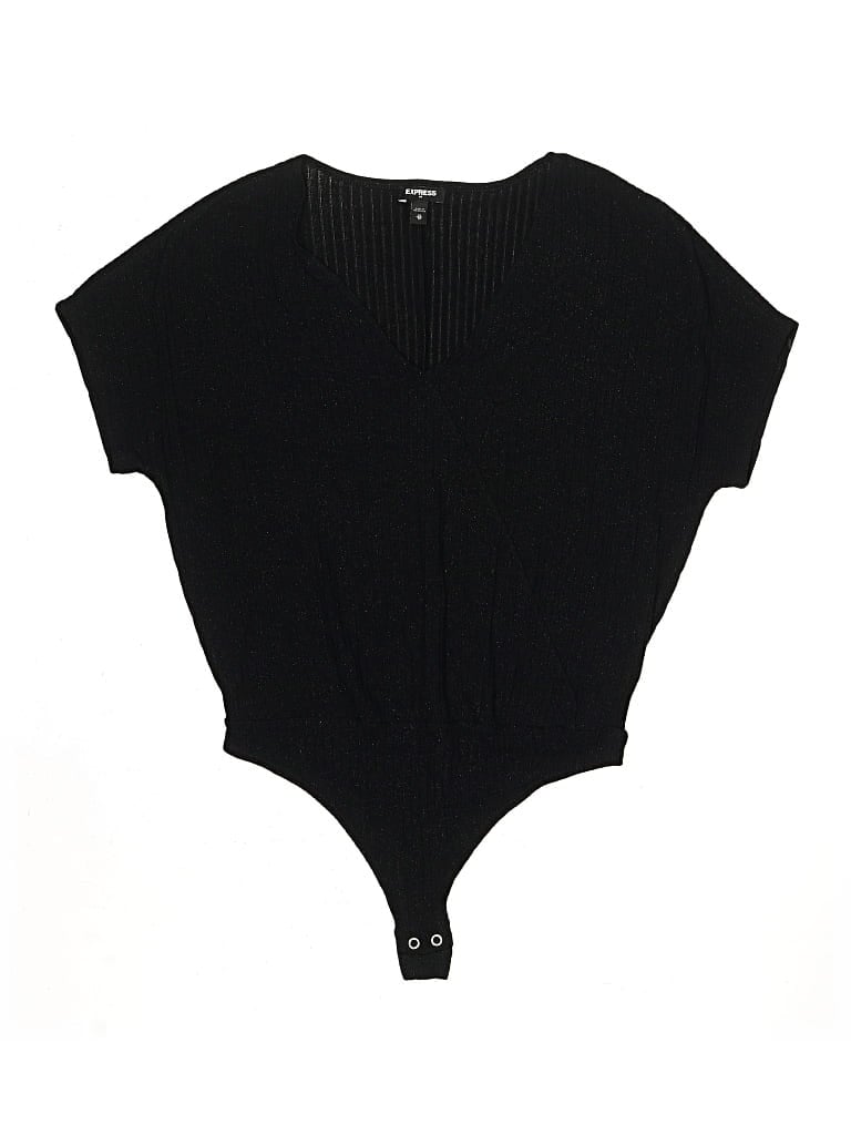 Pre-owned Express Outlet Bodysuit In Black