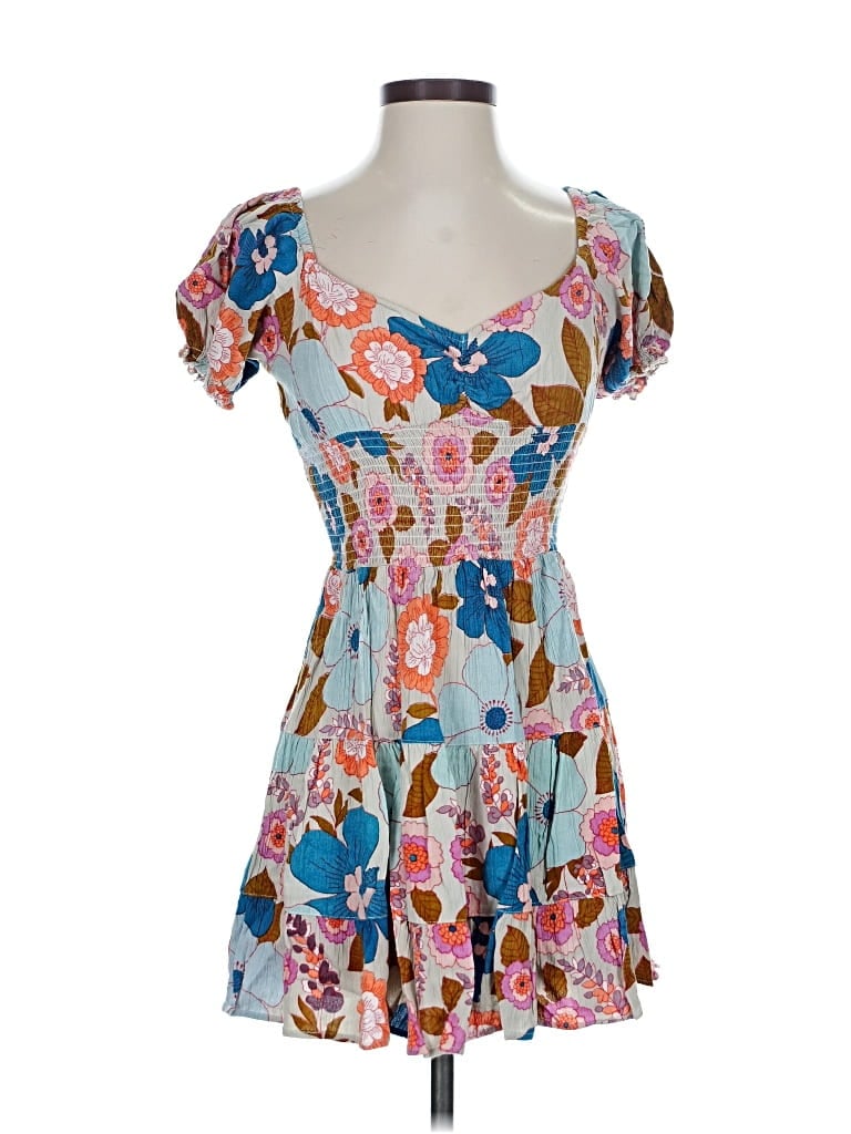 Pre-owned Angie Casual Dress In Blue