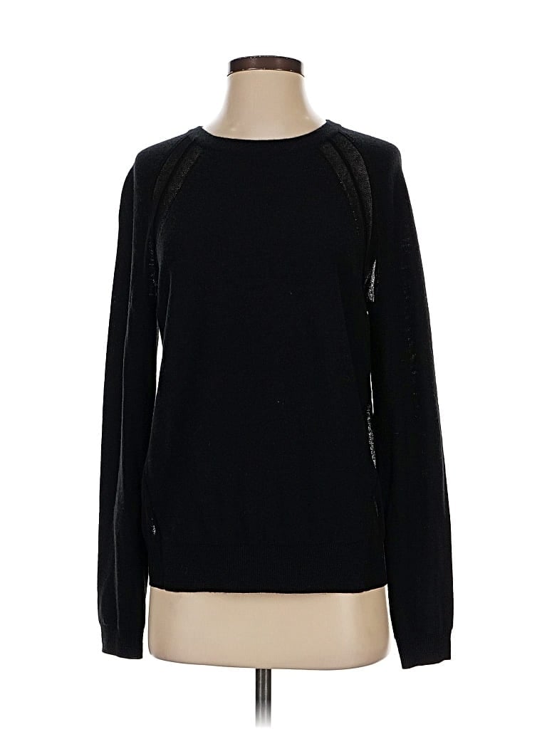Pre-owned Bcbgmaxazria Pullover Sweater In Black
