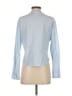 1901 100% Cotton Blue Long Sleeve Blouse Size S - photo 2
