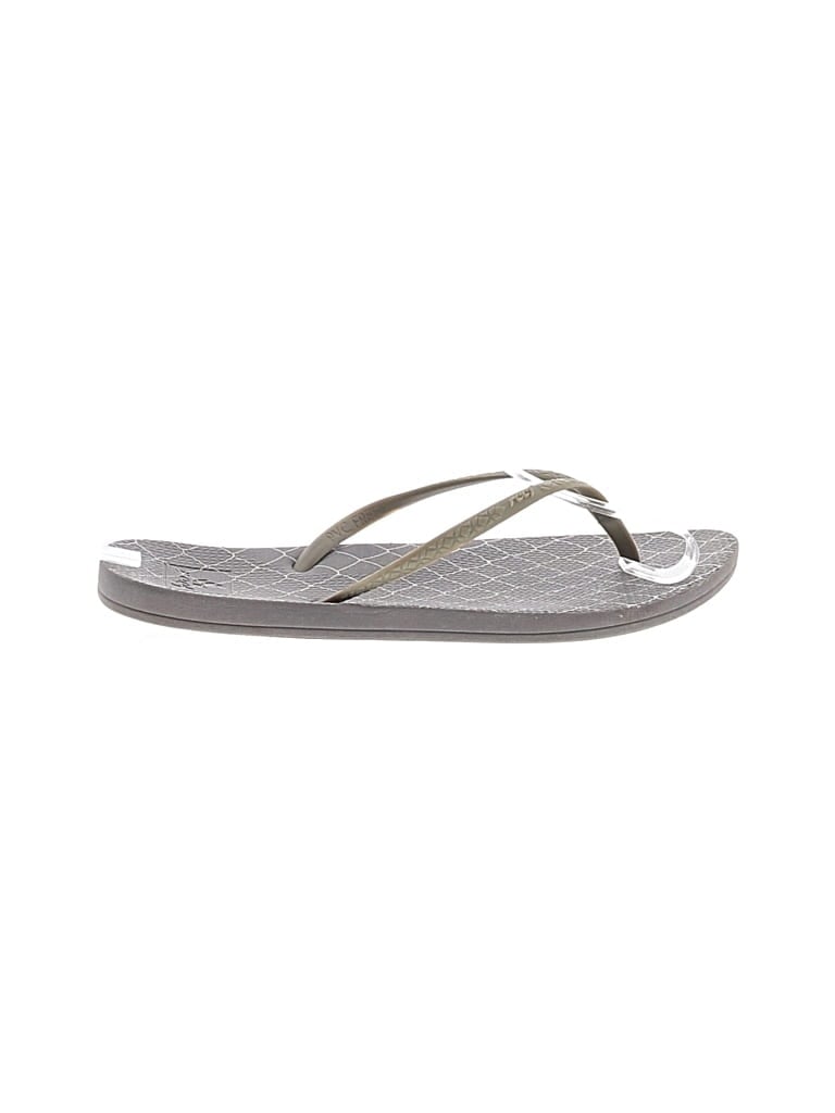 Pre-owned Reef Flip Flops In Gray