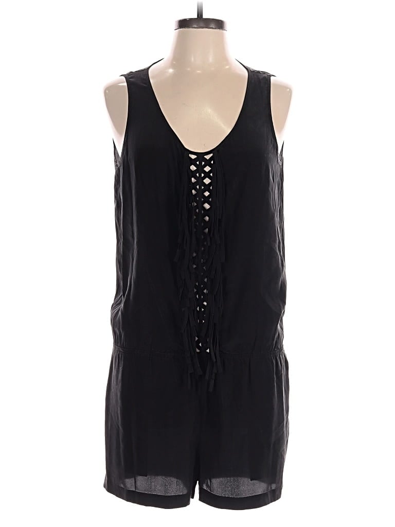 Pre-owned Bcbgmaxazria Romper In Black