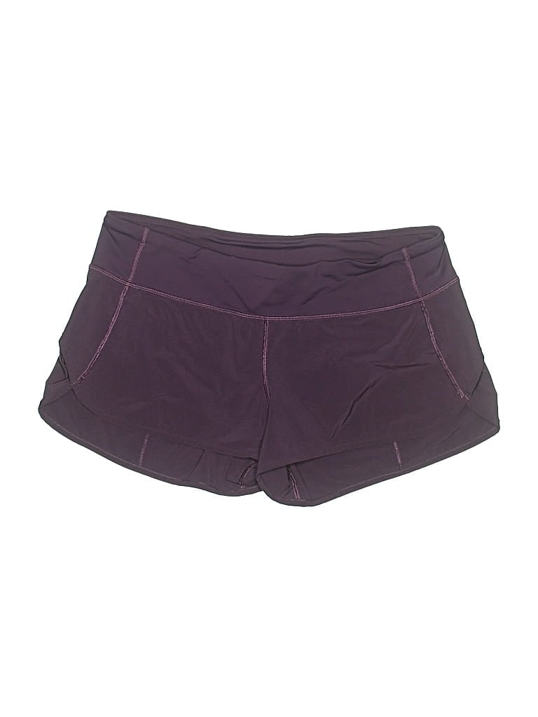Pre-owned Lululemon Athletica Athletic Shorts In Purple