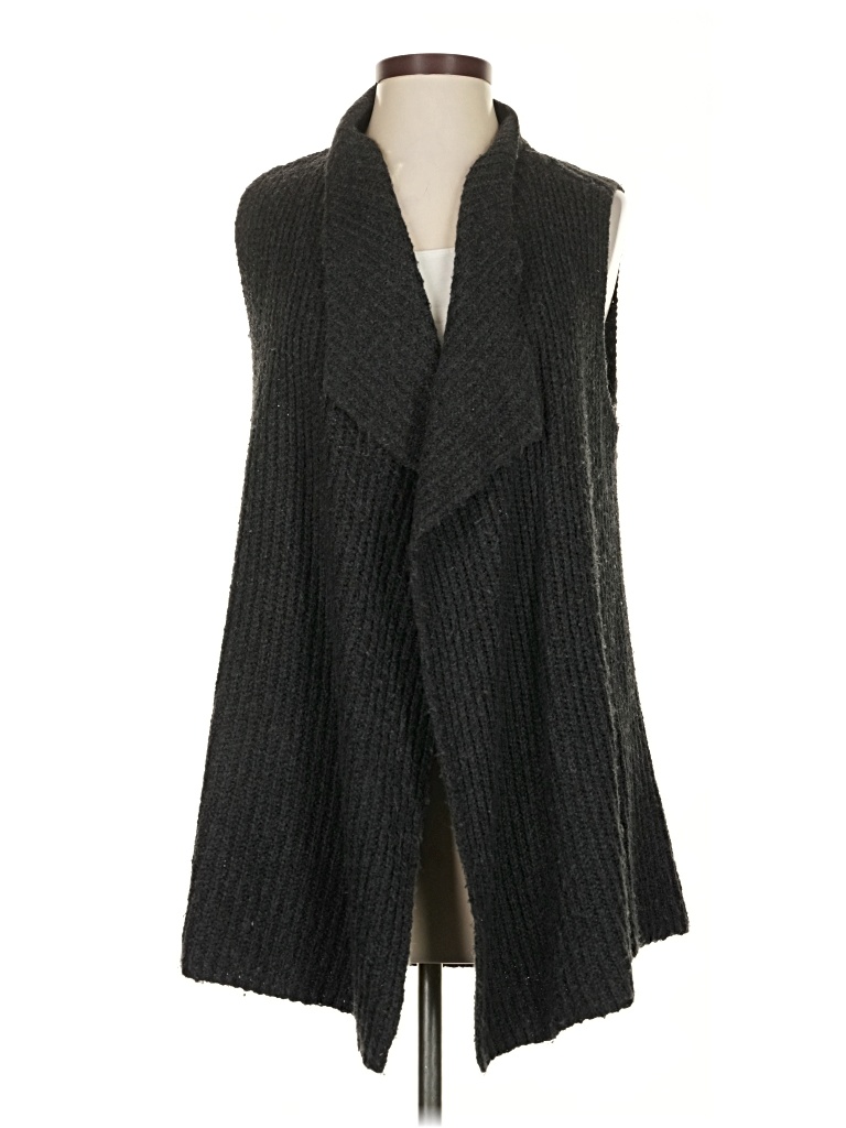 Pre-owned Ann Taylor Loft Cardigan Sweater In Gray