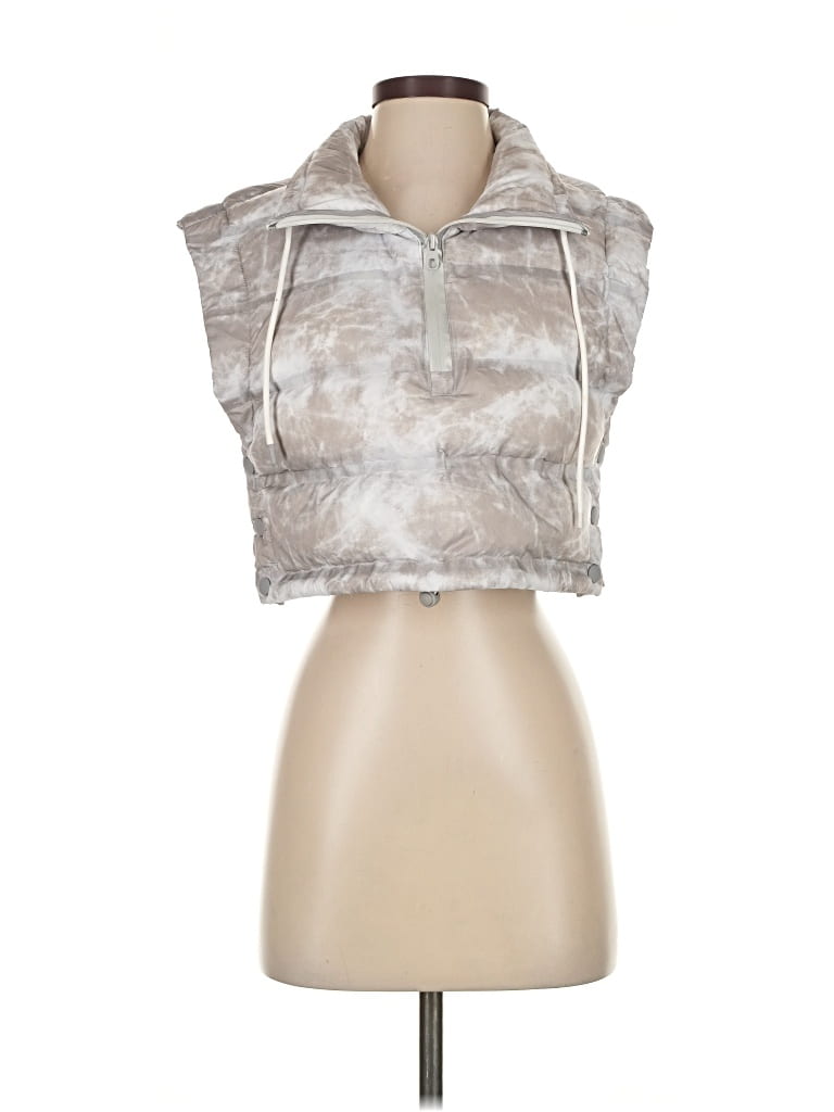 Pre-owned Zara Vest In Silver