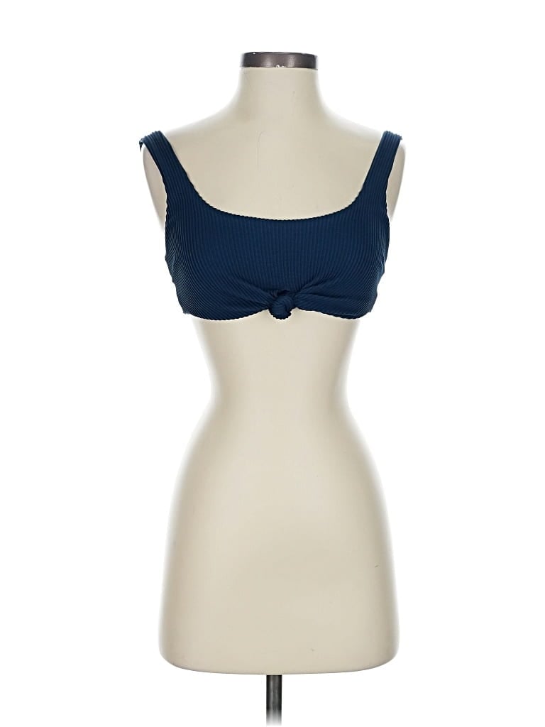 Pre-owned Hollister Sports Bra In Blue