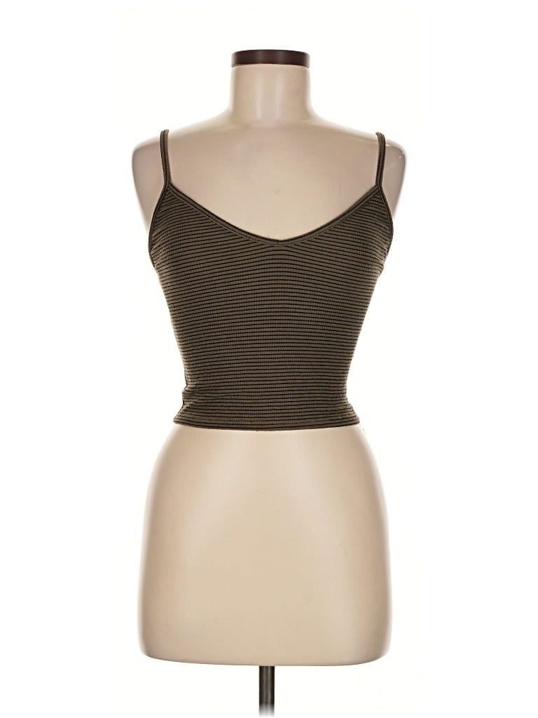 Pre-owned Brandy Melville Tank Top Brown Strapless Neckline Tops