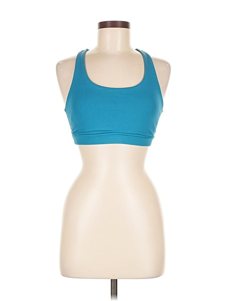 Pre-owned Lululemon Athletica Sports Bra In Blue