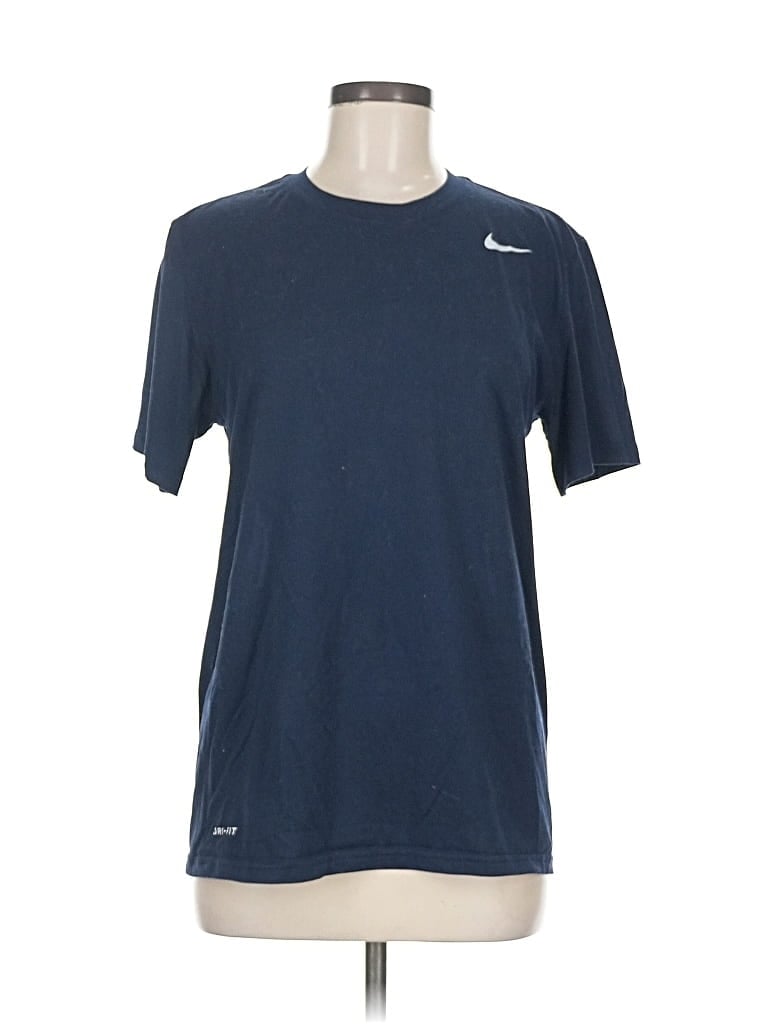 Pre-owned Nike Active T-shirt In Blue