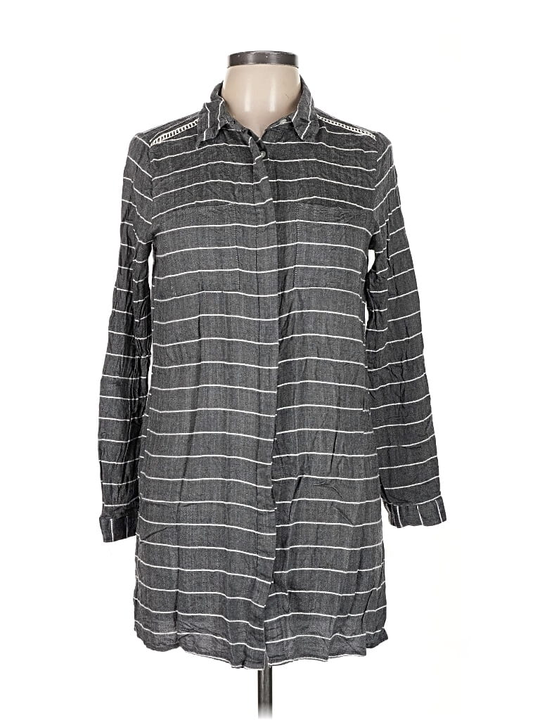 Pre-owned Koy Resort Long Sleeve Button Down Shirt In Gray