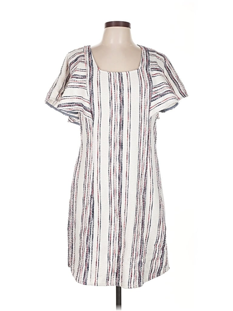 Pre-owned Akemi + Kin Casual Dress In White